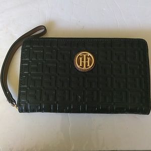 Tommy Hilfiger Debossed Wristlet